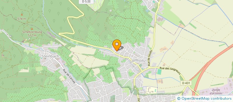 localisation de l'entreprise MONSIEUR ADRIEN CHARIOT  UFFHOLTZ