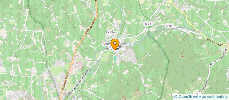 localisation de l'entreprise MONSIEUR ADRIEN CHARLES  SAINT-ROMAIN-EN-VIENNOIS