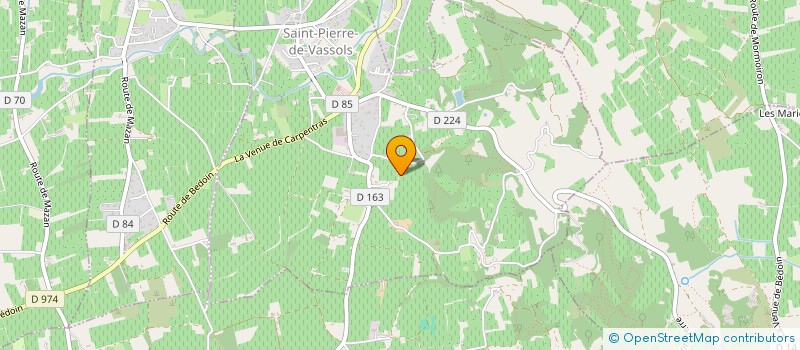 localisation de l'entreprise MONSIEUR ADRIEN CHARRASSE  SAINT-PIERRE-DE-VASSOLS