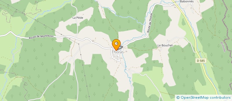 localisation de l'entreprise MONSIEUR ADRIEN CHATEAUNEUF  CHANALEILLES