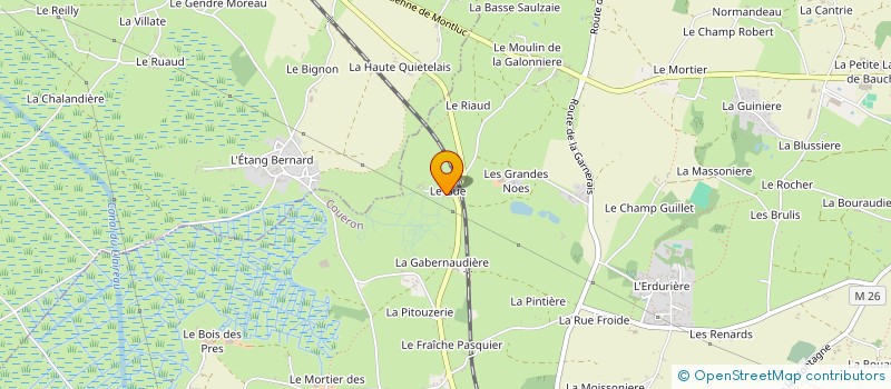 localisation de l'entreprise MONSIEUR ADRIEN CHATELLIER à COUERON