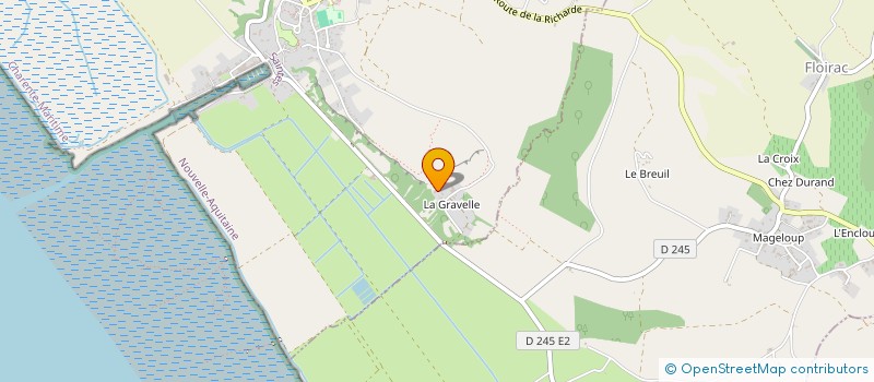 localisation de l'entreprise MONSIEUR ADRIEN CHAUDOT  MORTAGNE-SUR-GIRONDE