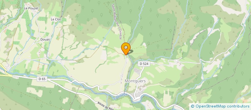 localisation de l'entreprise MONSIEUR ADRIEN CHAUVET  SAINT-AUBAN-SUR-L'OUVEZE