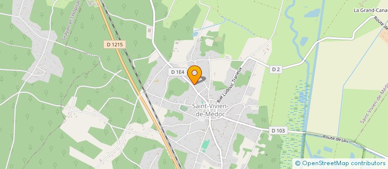 localisation de l'entreprise MONSIEUR ADRIEN CHAUVET  SAINT-VIVIEN-DE-MEDOC