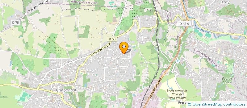 localisation de l'entreprise MONSIEUR ADRIEN CHEN  CHAPONOST