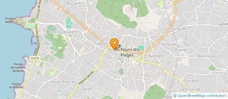 localisation de l'entreprise MONSIEUR ADRIEN CHEVALIER à SIX-FOURS-LES-PLAGES