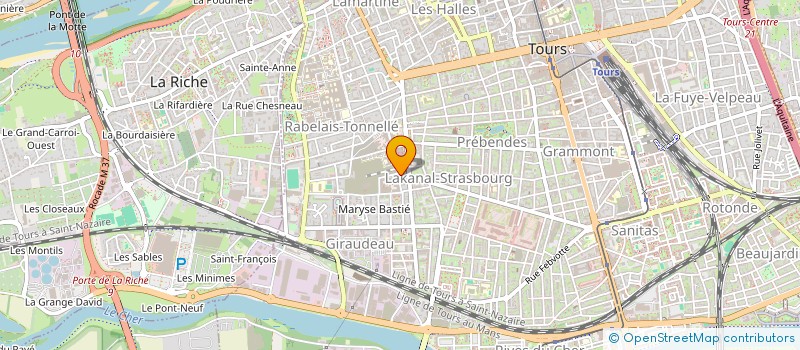 localisation de l'entreprise MONSIEUR ADRIEN CHEVREUIL  TOURS