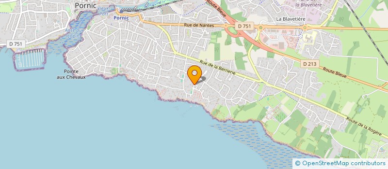 localisation de l'entreprise MONSIEUR ADRIEN CHOLET  PORNIC