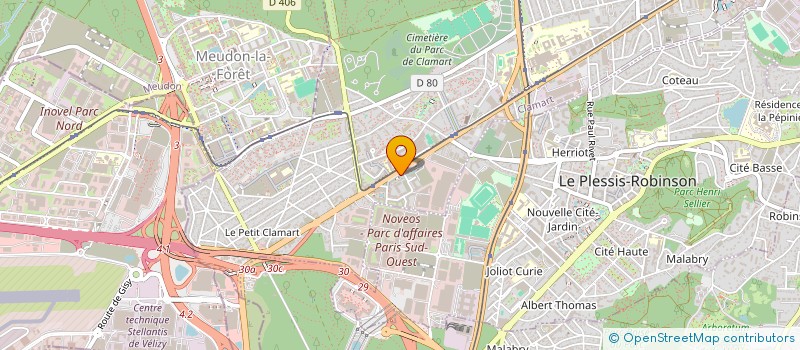 localisation de l'entreprise MONSIEUR ADRIEN CHRETIEN à CLAMART