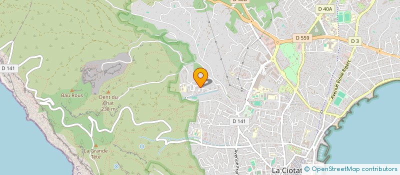 localisation de l'entreprise MONSIEUR ADRIEN CIANCHI  LA CIOTAT