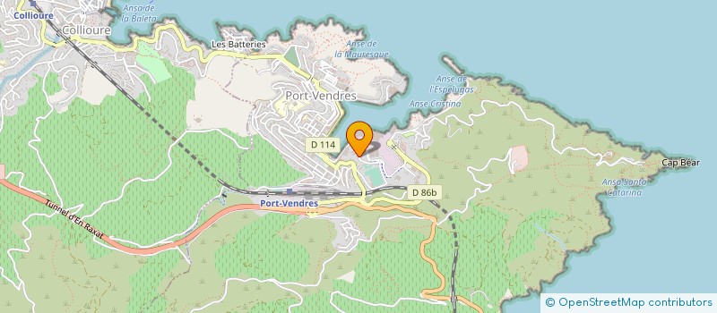 localisation de l'entreprise MONSIEUR ADRIEN CIRO  PORT-VENDRES