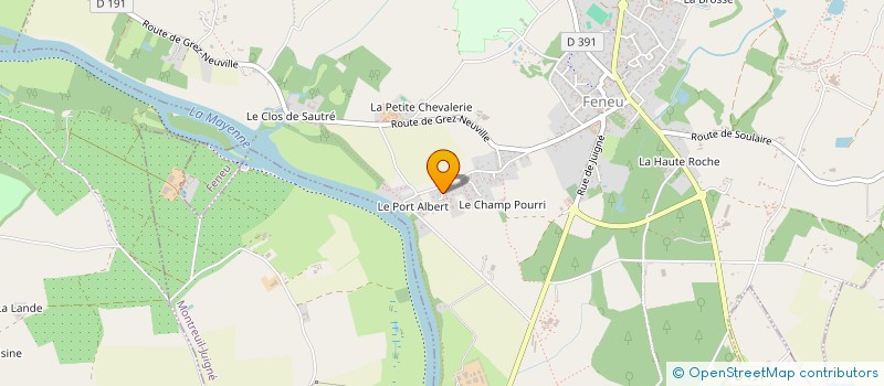 localisation de l'entreprise MONSIEUR ADRIEN CLEMENT  FENEU