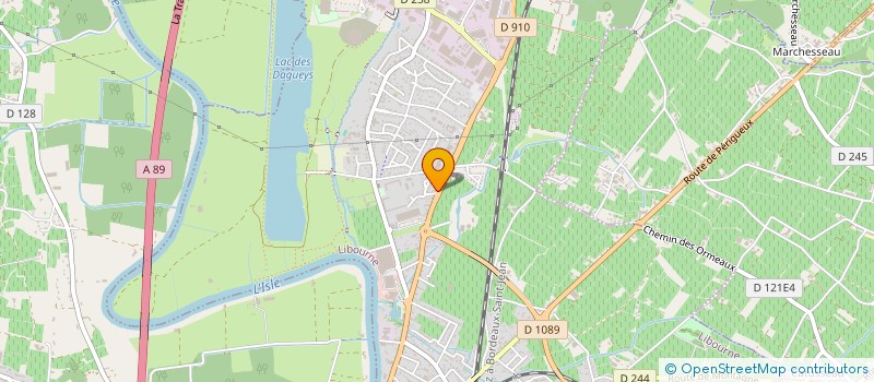 localisation de l'entreprise MONSIEUR ADRIEN CLEMENT  LIBOURNE