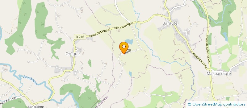 localisation de l'entreprise MONSIEUR ADRIEN CLEMENT  ARBERATS-SILLEGUE