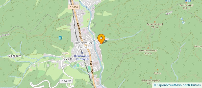 localisation de l'entreprise MONSIEUR ADRIEN CLER  BITSCHWILLER-LES-THANN