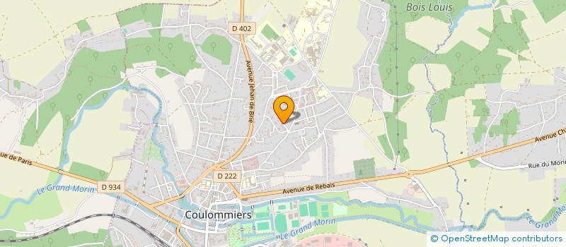 localisation de l'entreprise MONSIEUR ADRIEN COFFINET à COULOMMIERS
