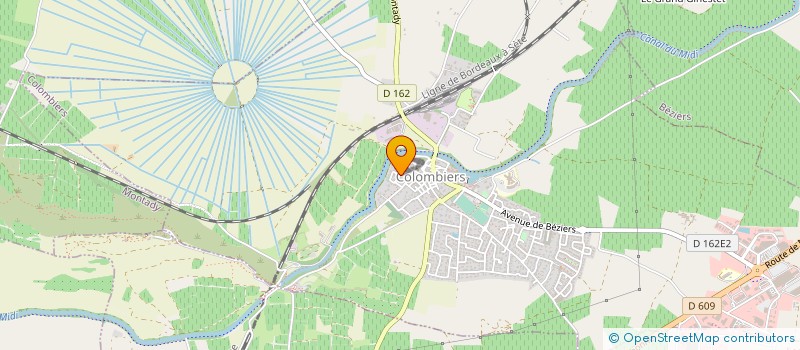 localisation de l'entreprise MONSIEUR ADRIEN COGNET à COLOMBIERS