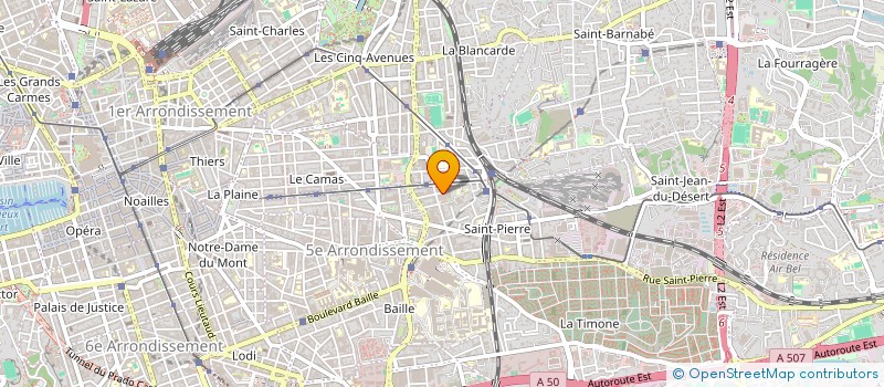 localisation de l'entreprise MONSIEUR ADRIEN COHEN  MARSEILLE