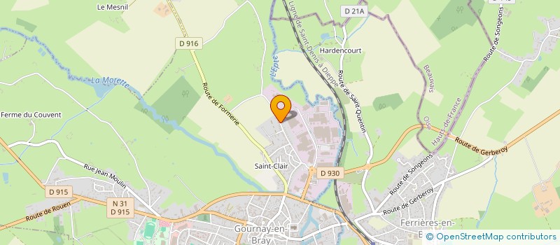 localisation de l'entreprise MONSIEUR ADRIEN COLLIN  GOURNAY-EN-BRAY