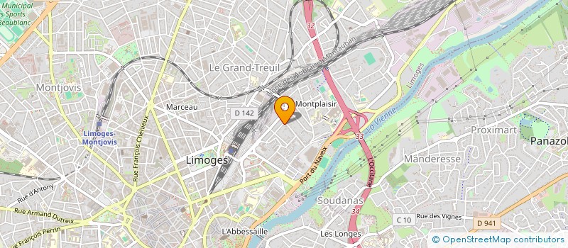 localisation de l'entreprise MONSIEUR ADRIEN COLMANT à LIMOGES