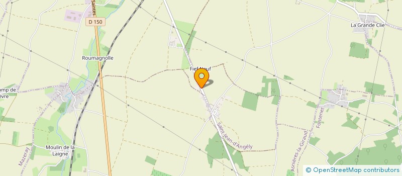 localisation de l'entreprise MONSIEUR ADRIEN CONCHAUDRON  SAINT-JEAN-D'ANGELY