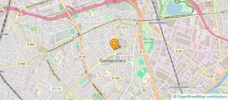 localisation de l'entreprise MONSIEUR ADRIEN CONSILLE à GENNEVILLIERS