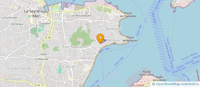 localisation de l'entreprise MONSIEUR ADRIEN COQ  LA SEYNE-SUR-MER