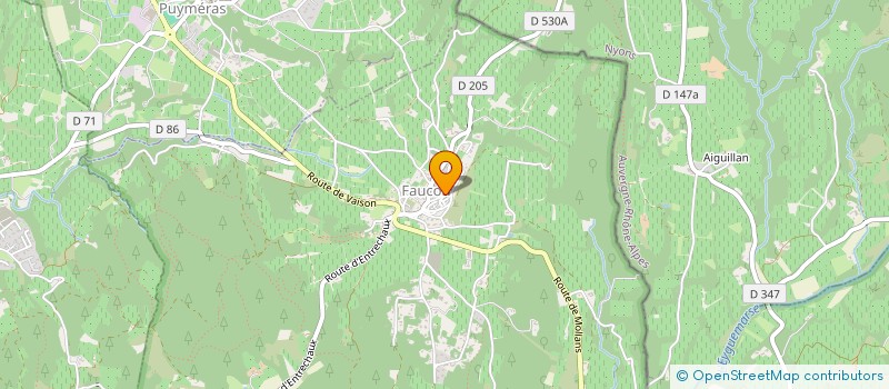 localisation de l'entreprise MONSIEUR ADRIEN CORBEILLE  FAUCON