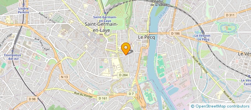 localisation de l'entreprise MONSIEUR ADRIEN CORNET-VERNET  LE PECQ