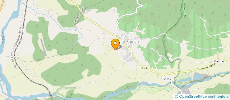 localisation de l'entreprise MONSIEUR ADRIEN CORNILLON  SAINT-ROMAN