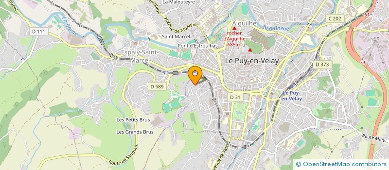 localisation de l'entreprise MONSIEUR ADRIEN CORTES à LE PUY-EN-VELAY