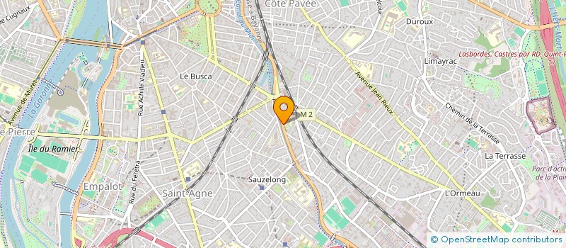 localisation de l'entreprise MONSIEUR ADRIEN COSTES  TOULOUSE