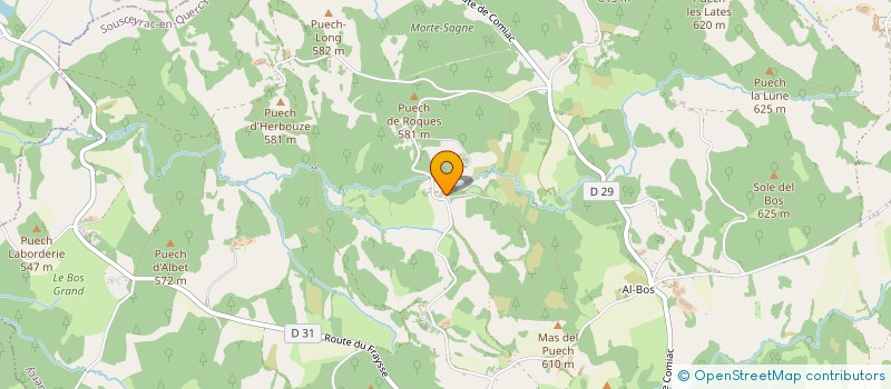 localisation de l'entreprise MONSIEUR ADRIEN COSTY  SOUSCEYRAC-EN-QUERCY