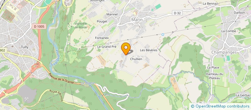 localisation de l'entreprise MONSIEUR ADRIEN COYAUD à MARIN