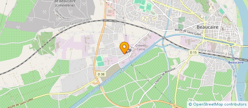 localisation de l'entreprise MONSIEUR ADRIEN COZAR  BEAUCAIRE