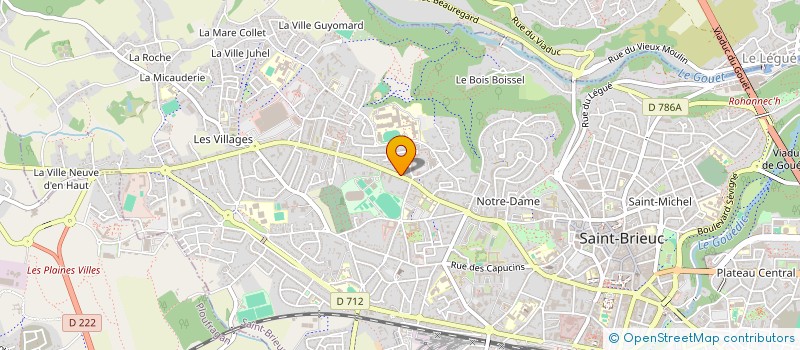 localisation de l'entreprise MONSIEUR ADRIEN DA CRUZ LOULE à SAINT-BRIEUC