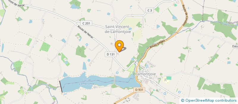 localisation de l'entreprise MONSIEUR ADRIEN DABOS  SAINT-VINCENT-DE-LAMONTJOIE