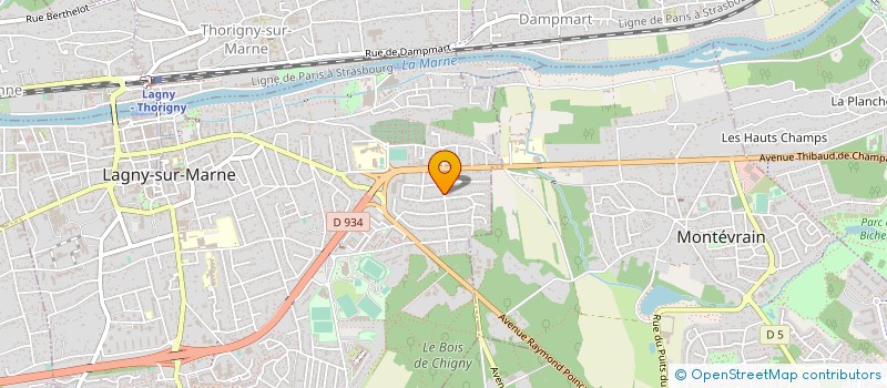 localisation de l'entreprise MONSIEUR ADRIEN DAGBA  LAGNY-SUR-MARNE