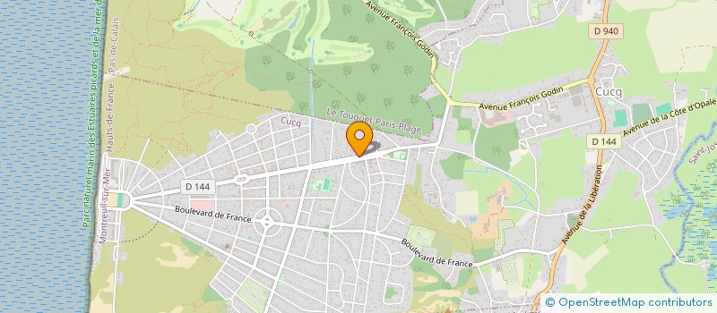 localisation de l'entreprise MONSIEUR ADRIEN DAMIENS  CUCQ