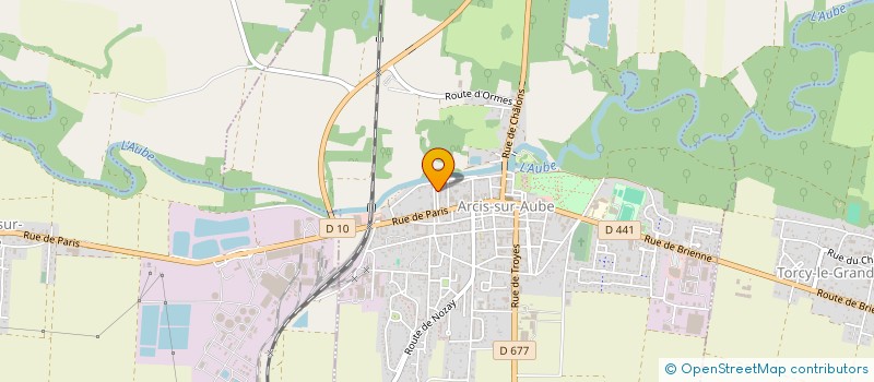 localisation de l'entreprise MONSIEUR ADRIEN DAN GUILLON  ARCIS-SUR-AUBE