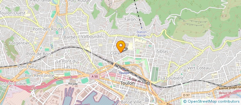 localisation de l'entreprise MONSIEUR ADRIEN DANIERE  TOULON