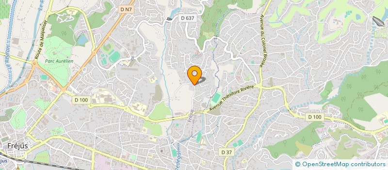 localisation de l'entreprise MONSIEUR ADRIEN DARBY à FREJUS