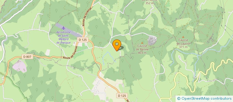 localisation de l'entreprise MONSIEUR ADRIEN DARDENNES  SAINT-MEDARD-DE-PRESQUE