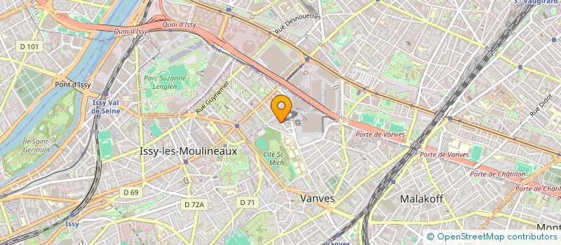 localisation de l'entreprise MONSIEUR ADRIEN DAUBREE  VANVES