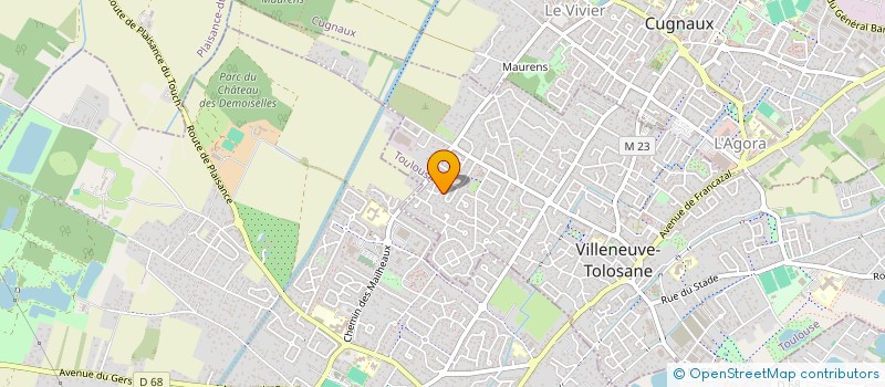 localisation de l'entreprise MONSIEUR ADRIEN DAULON à VILLENEUVE-TOLOSANE
