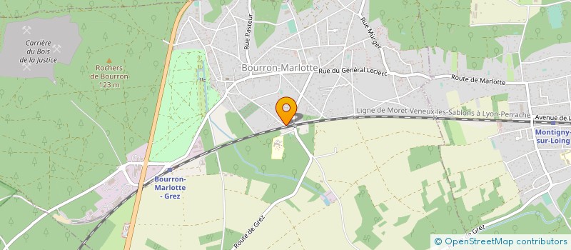 localisation de l'entreprise MONSIEUR ADRIEN DAUTREF  BOURRON-MARLOTTE