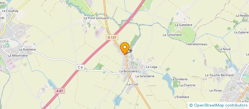 localisation de l'entreprise MONSIEUR ADRIEN DAVID  SAINT-ANDRE-GOULE-D'OIE