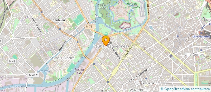 localisation de l'entreprise MONSIEUR ADRIEN DE BOUVET  LILLE