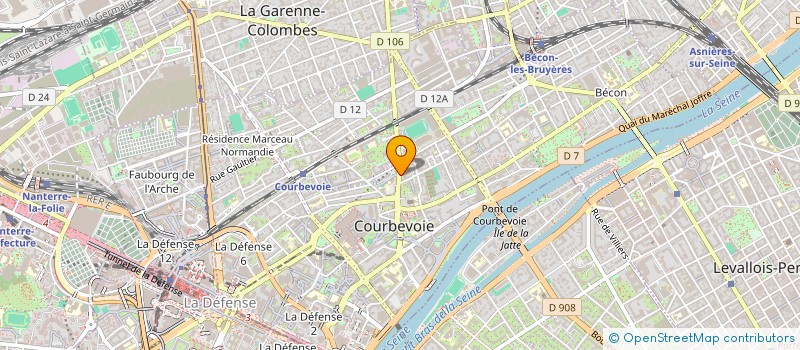 localisation de l'entreprise MONSIEUR ADRIEN DE CONDE à COURBEVOIE
