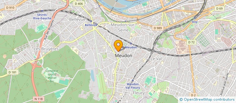 localisation de l'entreprise MONSIEUR ADRIEN DE DURFORT  MEUDON